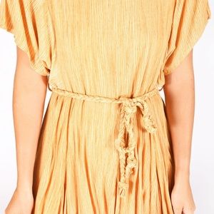 Worn once mustard yellow dress (will steam)